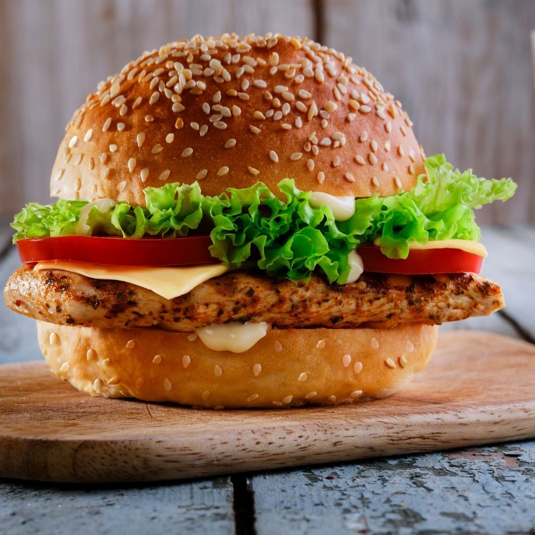 L Burger de pollo